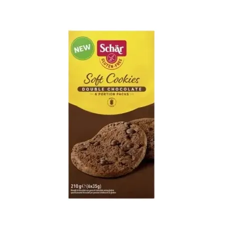 Biscoito cookies gotas chocolate schar 210g