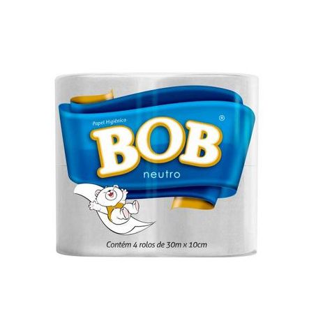 Papel higienico bob fs neutro 30m c/4