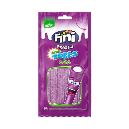 BALAS FINI TUBES UVA ACIDO 80G