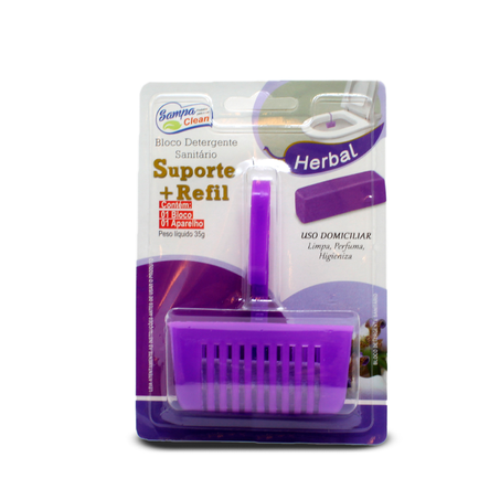 Aparelho Bloco Sanitário Sampa Clean Herbal 35g