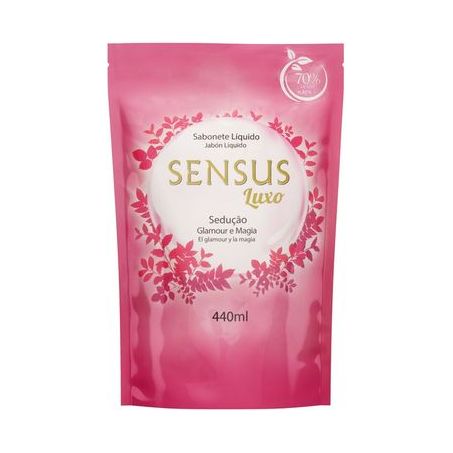 Sabonete Líquido Sedução Sensus Luxo Refil 440mL