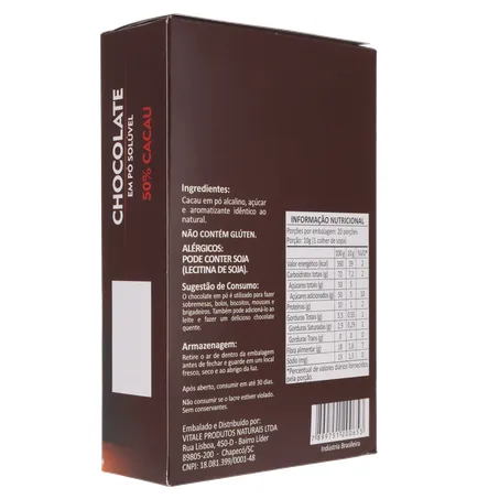 Cacau em po qvita 50/100 200g 360-14