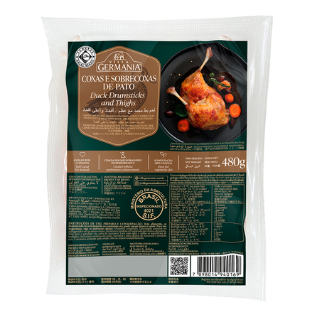 Coxa e Sobrecoxa de Pato Villa Germania Congelado 480g