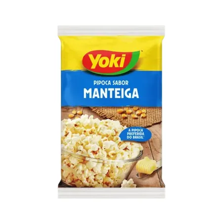 PIPOCA YOKI POP CORN MINI BAG MANTEIGA 50G