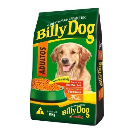 Racao billy dog 7kg adulto