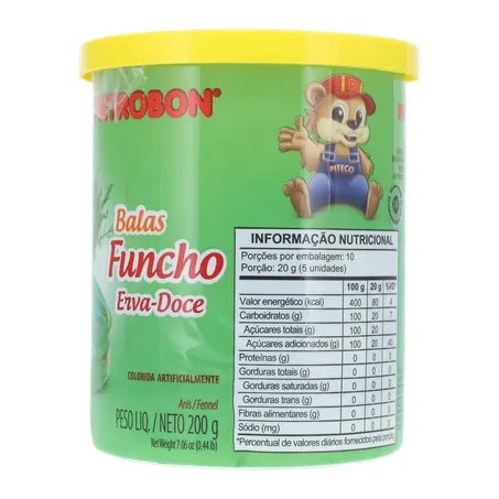 Balas Funcho Erva Doce Pietrobon Pote 200gr 360-19