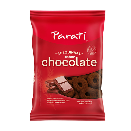 BISC ROSCA PARATI CHOCOLATE 250G (102540)