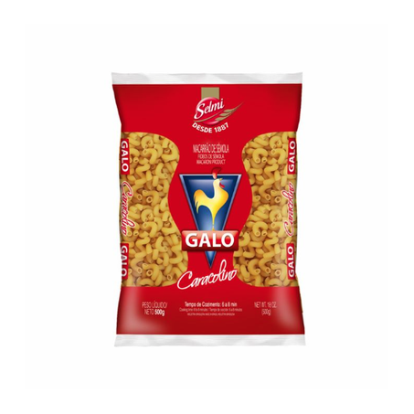 Macarrão Galo de Sêmola Caracolino Pacote 500G