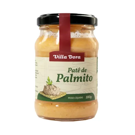 PATÊ DE PALMITO 180G - VILLA DORA