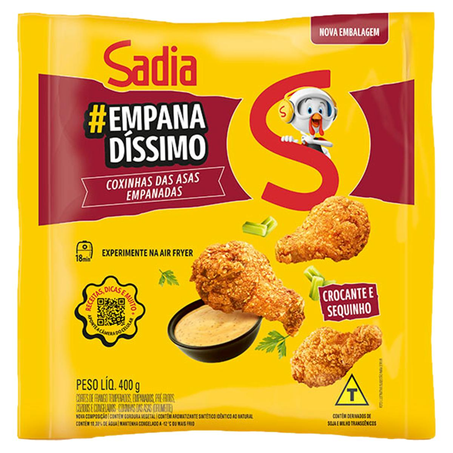 Coxinha da Asa Sadia 400g - Empanada