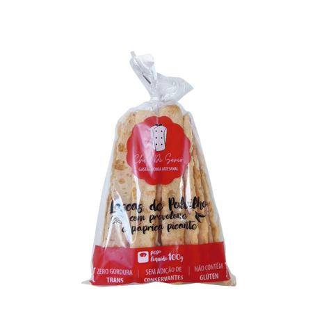 BISCOITO CHEF DI SERIO 100G POLVILHO PROVOLONE E PAPRICA PICANTE