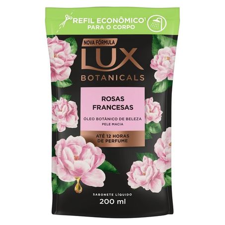 Sabonete Líquido Lux Botanicals Rosas Francesas Refil 200Ml