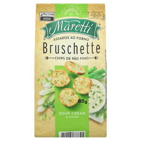 Bruschette Maretti Creme Azedo/cebola 85