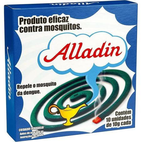 Inseticida espiral alladin c/10