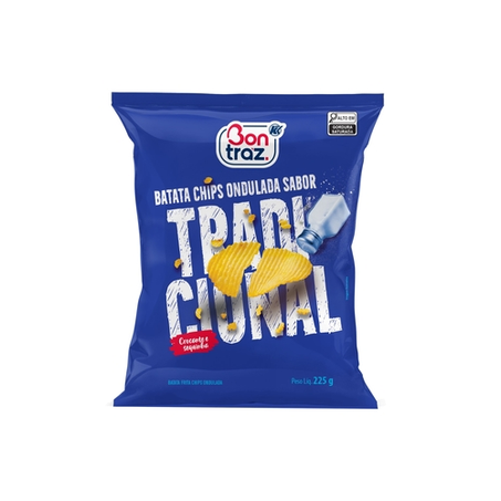 Batata Bontraz Ondulada Tradicional Pacote 225g