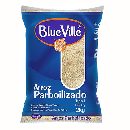 ARROZ BLUE VILLE PARBOILIZADO 2 KG                