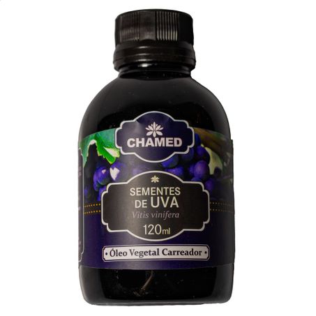 ÓLEO VEGETAL DE SEMENTES DE UVA 120ML CHAMED