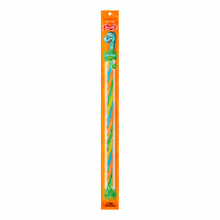 Bala docile canudinho dino 26g