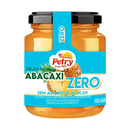 Geleia petry abacaxi zero 250g