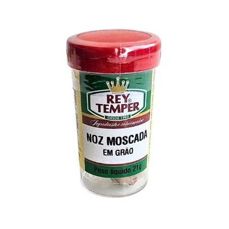 CONDIMENTOS REY TEMPER NOZ MOSCADA GRÃO POTE 21G