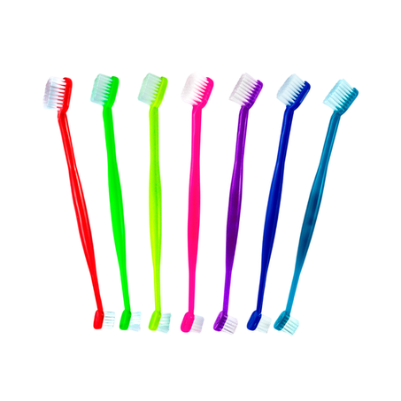Escova Dental CatDog Cabo Longo Cores Sortidas