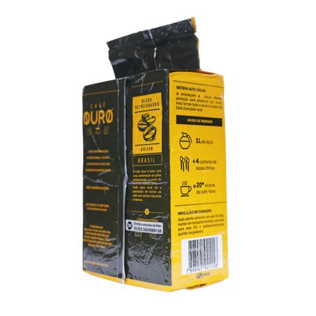 CAFÉ PÓ OURO VÁCUO TRADICIONAL 500G 360-38