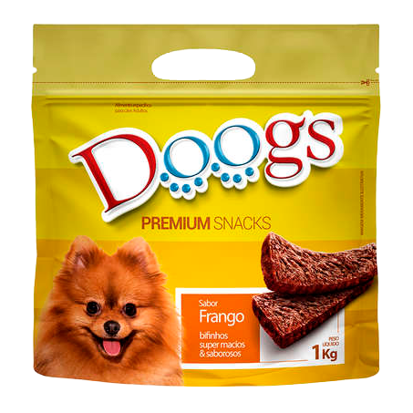 Bifinho Caes Doogs 1kg Frango