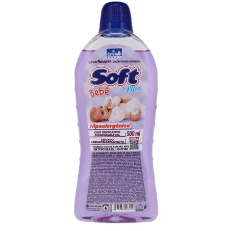 Sabão Líquido Soft Plus 500ml - Baby