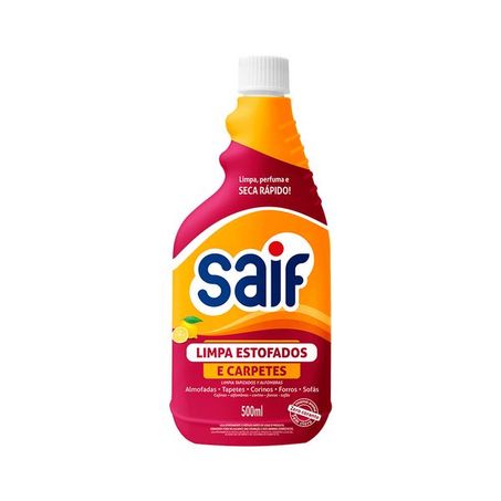 Limpador saif limpa estofados refil 500ml