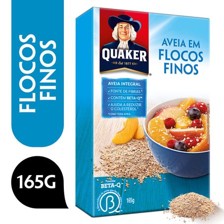 Aveia em flocos finos quaker