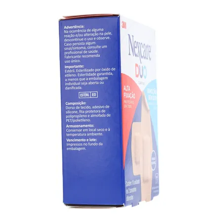 Curativo nexcare duo tamanhos diferentes caixa c-10unid 360-11