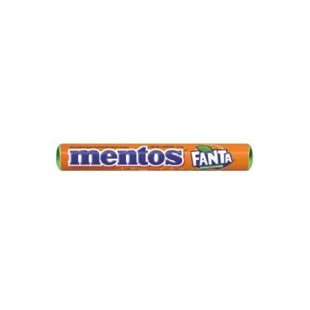Pastilha mentos pcc/16x37,5g st fanta laranja