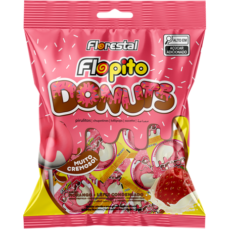 PIRULITO FLORESTAL 121G FLOPITO DONUTS