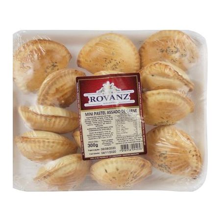Mini pastel assado carne rovanz 300g