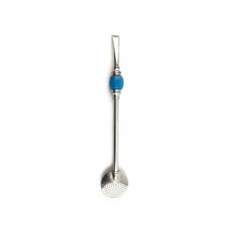 Bomba De Chimarrão Taumer Inox Pedra 23Cm