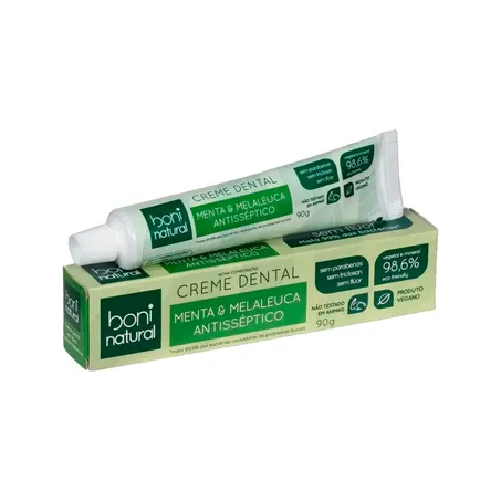 CREME DENTAL MENTA E MELALEUCA 90G BONI NATURAL