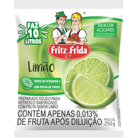 Refresco fritz & frida 250g limao