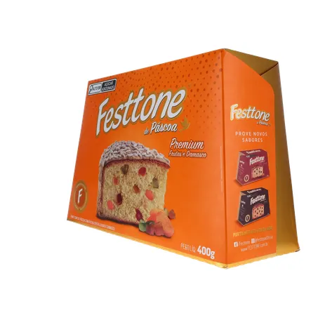 Panettone de Páscoa Festtone Frutas Cristalizadas e Damasco 400G 360-23