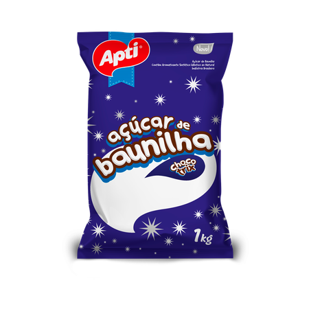 Açúcar de Baunilha Apti Embalagem 1KG