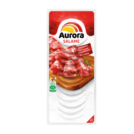 Salame aurora fatiado 100g