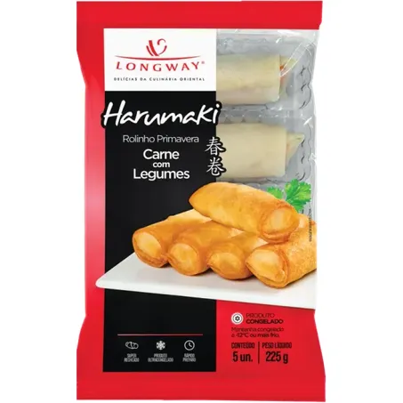 Rolinho De Legumes Long Way 5un 