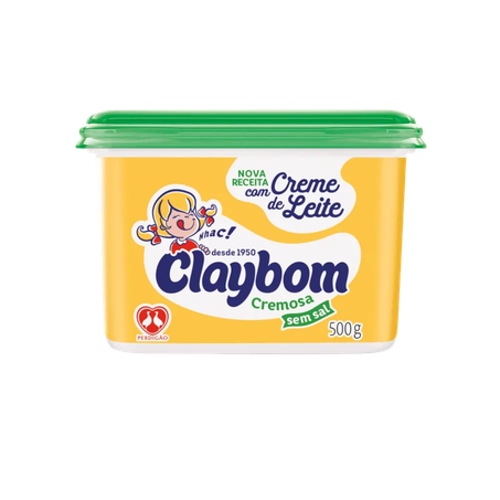 Margarina claybom sem sal 500g