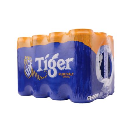 Cerveja Tiger Puro Malte Crystal Lata 350ml - Pacote com 12un - 4.2lt 360-36
