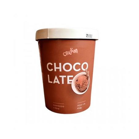 Sorvete Cream Chocolate 1L