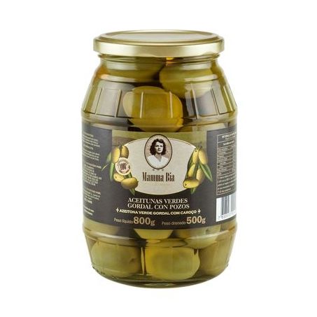 AZEITONA MAMMA BIA 500G VERDE CAROCO