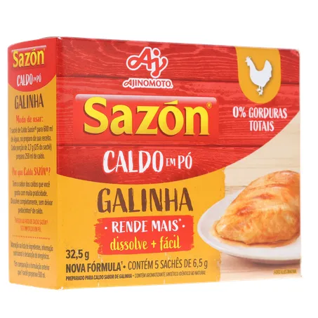 CALDO SAZON PÓ GALINHA 32,5G 360-33