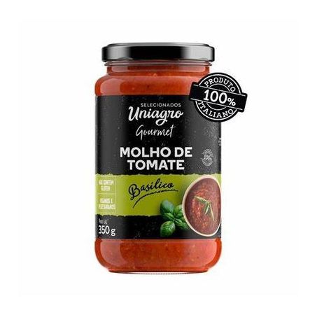 Molho Tomate Uniagro Basilico 350G