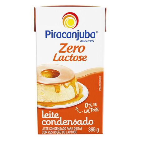 Leite condensado piracanjuba zero lactose 395g
