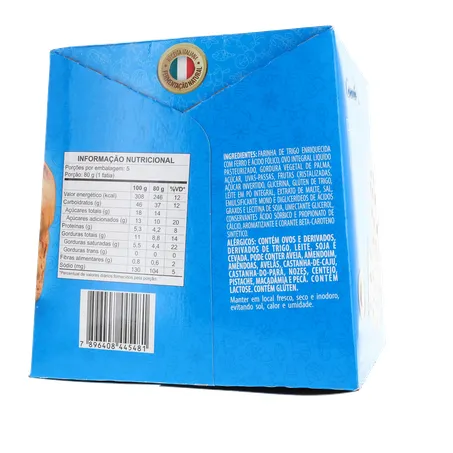 PANETTONE CASAREDO COM FRUTAS CRISTALIZADAS CAIXA 400G 360-29