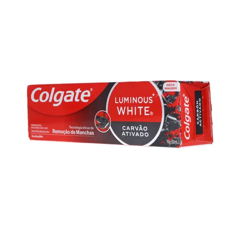 Creme Dental Colgate Luminous White Carvão Ativado Caixa 70gr 360-4